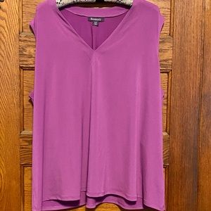 NWOT Roaman’s Purple V-Neck Tank